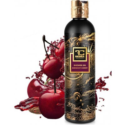 DEDRA Přírodní sprchový gel s glycerinem a Aloe vera, MIDNIGHT CHERRY, 320 ml – Zboží Dáma