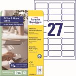 Avery Zweckform A4, bílé L4737REV-10 – Zboží Mobilmania