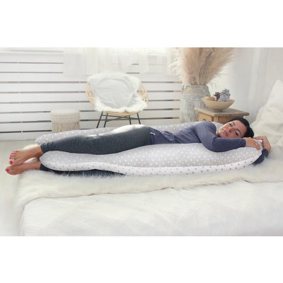 Scamp Těhotenský polštář tvar U Little Heart Grey – Sleviste.cz