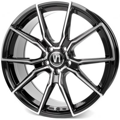 V1 Wheels V1 8,5x19 5x112 ET45 black polished – Hledejceny.cz