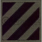 Nášivka: Divize pěší 3. | olivová | černá – Zboží Dáma