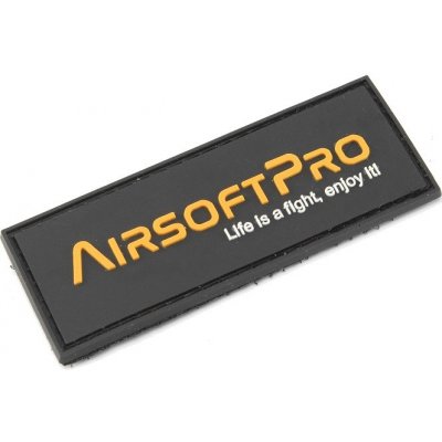 PVC 3D nášivka AirsoftPro - obdélníková – Zboží Dáma