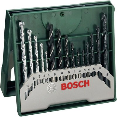 BOSCH 15dílná sada vrtáků Mini-X-Line mix 2.607.019.675 2.607.019.675 – Zbozi.Blesk.cz