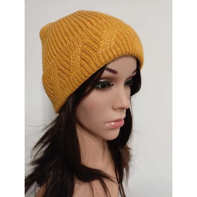 Pletená čepice žlutá – Sleviste.cz