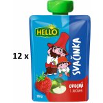 Hello ovocná kapsička s Jahodami 12 x 100 g – Sleviste.cz