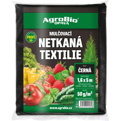 AgroBio OPAVA Mulčovací netkaná textilie 50 g/m² 1,6x5 m – Zboží Mobilmania