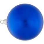 DECOLED Velká vánoční koule 20 cm, modrá lesklá, UV, plastová, venkovní – Zboží Dáma