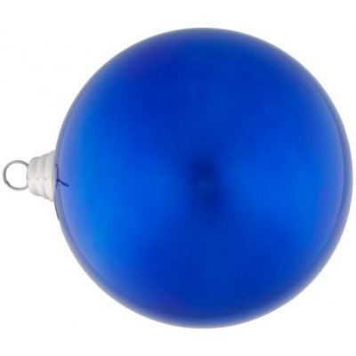 DECOLED Velká vánoční koule 20 cm, modrá lesklá, UV, plastová, venkovní – Zboží Dáma