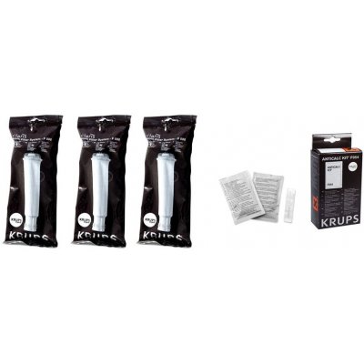 Krups Aqua Claris F08801 3 ks + odvápňovač F0540010 – Sleviste.cz