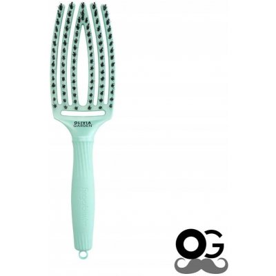 Olivia Garden Fingerbrush Combo Medium Arctic Teal kartáč arktický tyrkysový – Sleviste.cz