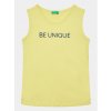 United Colors Of Benetton sada T-shirt a šortky 3096CK005 žlutá