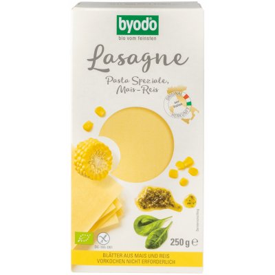 Byodo Bio plátky na Lasagne bezlepkové rýže, kukuřice 250 g – Hledejceny.cz
