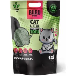 Bubu pets Tofu biologicky rozložitelné stelivo pro kočky s vůní zeleného čaje 12 l