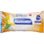 FRESHMAKER antibakteriální vlhčené ubrousky - citrónové 15 ks – Zbozi.Blesk.cz