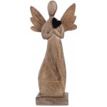 ORION Mango Anděl 32 x 15 cm, srdce, mangové dřevo ORION 200170 – Hledejceny.cz