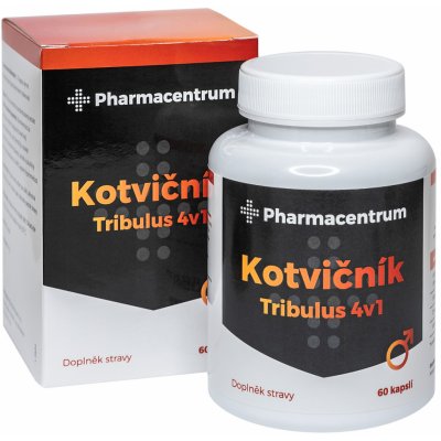 Pharmacentrum Kotvičník Tribulus 4v1 60 kapslí