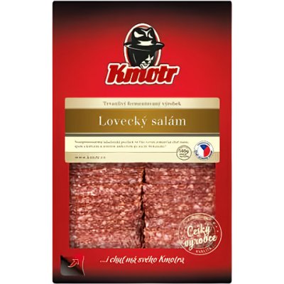 Kmotr Lovecký salám plátky 75 g – Zboží Dáma