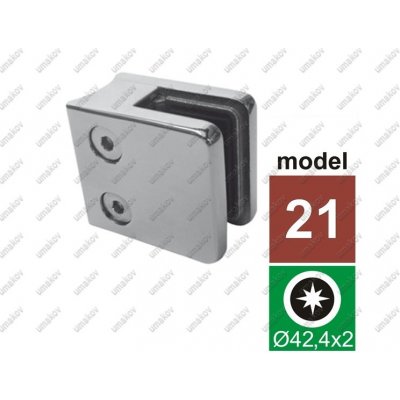 Úchyt skla ZAMAK, POLISH, D42,4x2/45x45mm – Hledejceny.cz