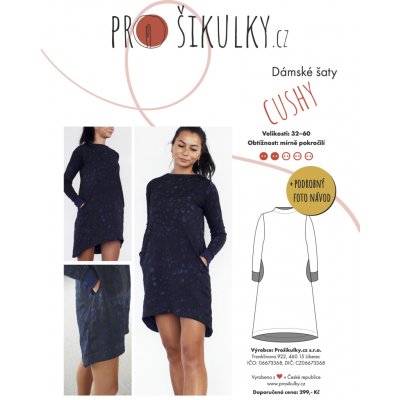 Dámské volné šaty CUSHY | 32-60 - Česky – Zboží Mobilmania