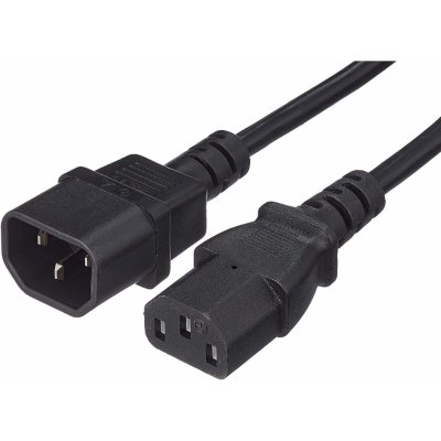PREMIUMCORD PremiumCord prodlužovací kabel napájení 240V, délka 1m IEC C13/C14 – Hledejceny.cz