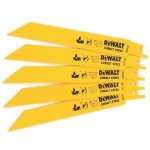 DeWALT DT2345 pilový plátek demoliční na dřevo s hřebíky a hliník pro aku mečové pily 152mm 5ks – Zboží Dáma