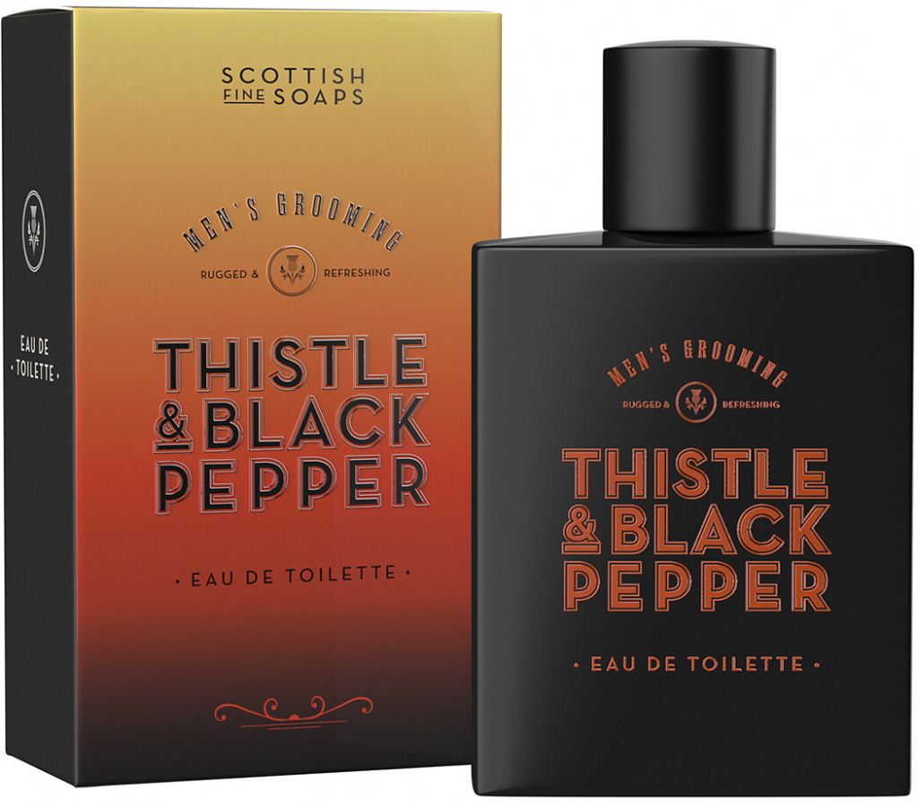 Scottish fine soaps Černý pepř & Ostropestřec toaletní voda pánská 50 ml