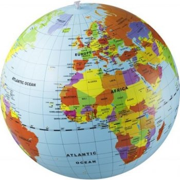 Caly Nafukovací globus 50 cm - Zeměkoule