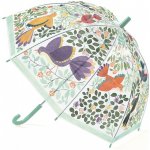 Djeco Květiny a ptáčci deštník dětský průhledný – Zboží Mobilmania