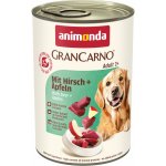 Animonda GranCarno Original Adult hovězí a Deer s jablky 6 x 400 g – Hledejceny.cz