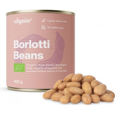 Vilgain Fazole Borlotti BIO 400 g – Zboží Dáma