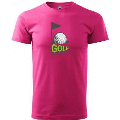 Golf legend Klasické pánské triko purpurová – Zboží Mobilmania