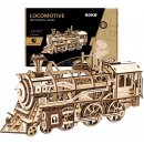 3D puzzle Robotime 3D dřevěné mechanické puzzle Parní lokomotiva 350 ks