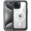 Pouzdro a kryt na mobilní telefon AppleKing nárazuvzdorné se zesílenými rohy a MagSafe iPhone 15 Plus - černé
