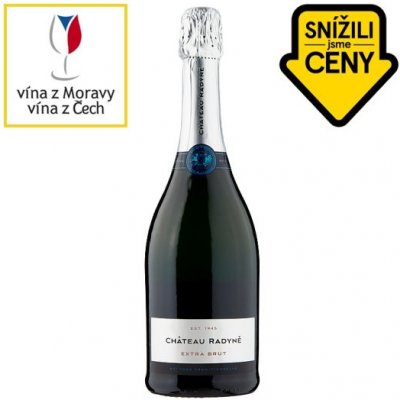 Chateau Radyně Extra Brut 12,5% 0,75 l (holá láhev) – Hledejceny.cz