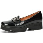 Etimee dámské kožené polobotky černé – Zboží Dáma