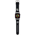 Karl Lagerfeld Karl and Choupette Head NFT Řemínek pro Apple Watch 38/40/41 Black – Hledejceny.cz