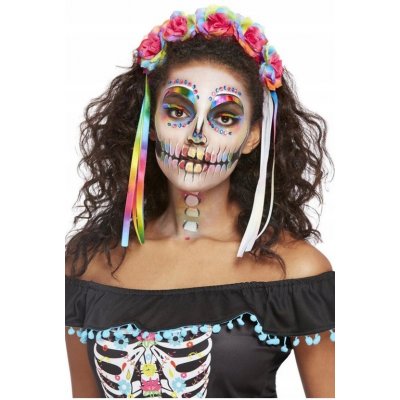 Smiffys HALLOWEEN MAKE-UP Mrtvá Nevěsta sčelenkou – Zboží Dáma