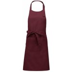 Kariban zástěra s kapsami Large vínová – Zboží Dáma