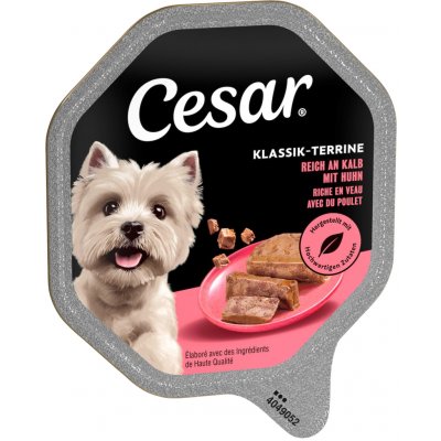 Cesar terrine s telecím a drůbežím 14 x 150 g – Hledejceny.cz