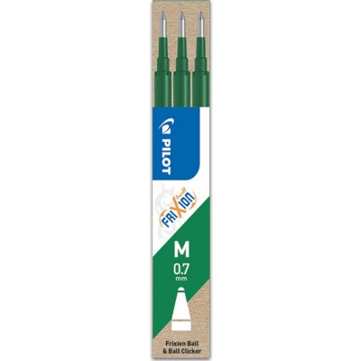 PILOT Náplň gumovací PILOT Frixion 0,7 mm/3 ks světle zelená 445940 – Zboží Živě