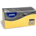 Wimex papírové ubrousky koktejlové žluté V 250ks 24x24cm – Zbozi.Blesk.cz