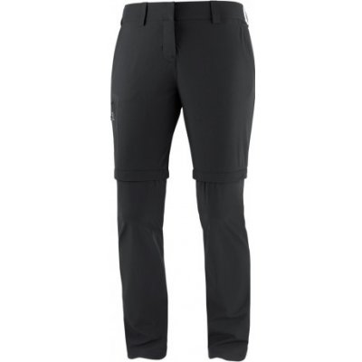 Salomon Wayfarer Zip Off Pants W black C14899 dámské odepínací turistické lehké kalhoty