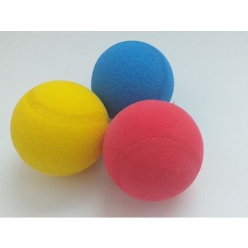 Soft míč na soft tenis pěnový průměr 7cm