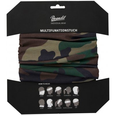 Brandit multifunkční šátek woodland – Hledejceny.cz