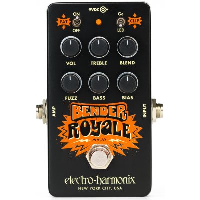 Electro-Harmonix Bender Royale Fuzz Black – Hledejceny.cz