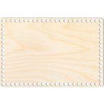 Woody Crafts Přírodní dno na háčkované košíky - Obdélník Velikost: 24x12 cm – Hledejceny.cz