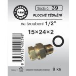 HARTMAN těsnění pryžové ploché na šroubení 1/2", sada č. 39 – Zboží Dáma