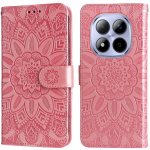 Sunflower knížkové pouzdro na Xiaomi Redmi Note 15 Pro 4G - růžové – Zboží Živě
