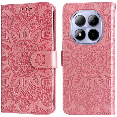 Sunflower knížkové pouzdro na Xiaomi Redmi Note 15 Pro 4G - růžové – Zboží Živě