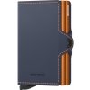 Pouzdro na doklady a karty Secrid Peněženka Twinwallet Matte Night Blue Orange